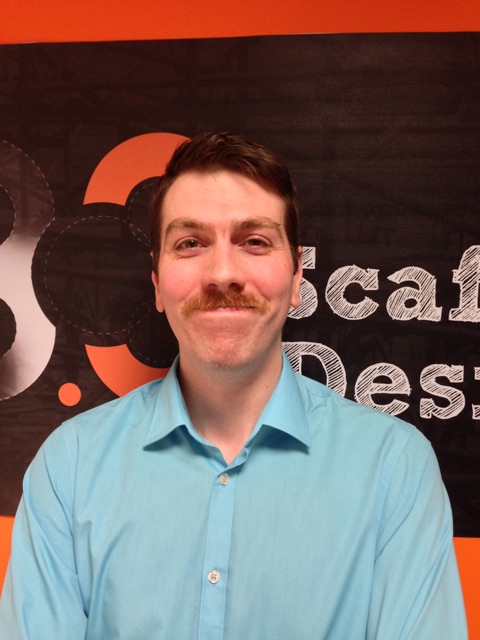 Gavin's end of Movember Photo at 48.3 Scaffold Design