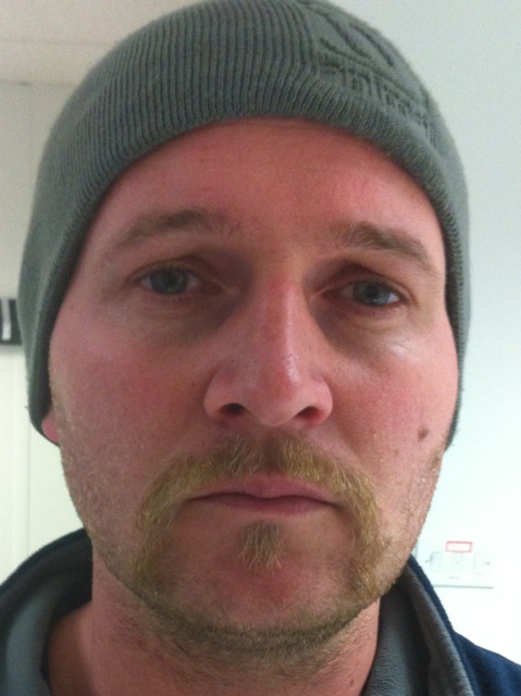 Stuart's end of Movember Photo at 48.3 Scaffold Design