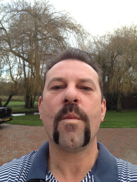 Terry's end of Movember Photo at Modus Access Ltd