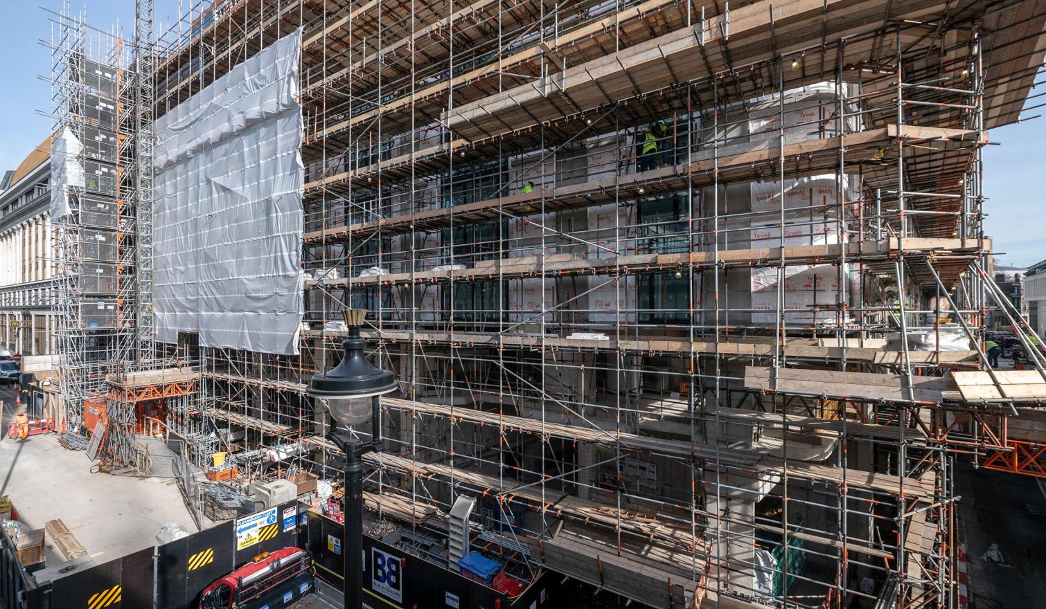 Edwardian Hotel, Leicester Square, London - Various Scaffolds