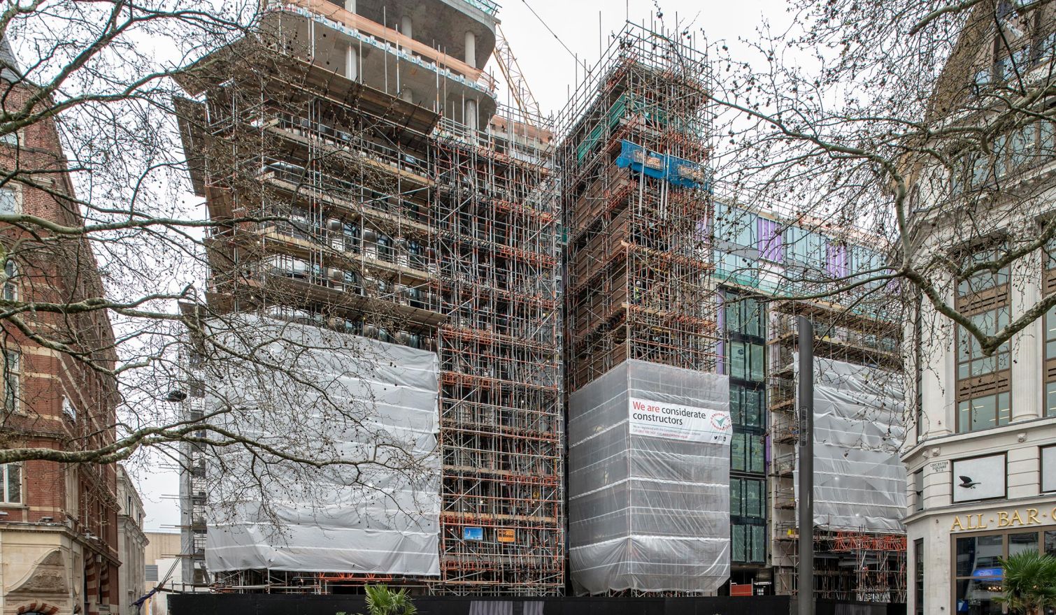 Edwardian Hotel, Leicester Square, London - Various Scaffolds
