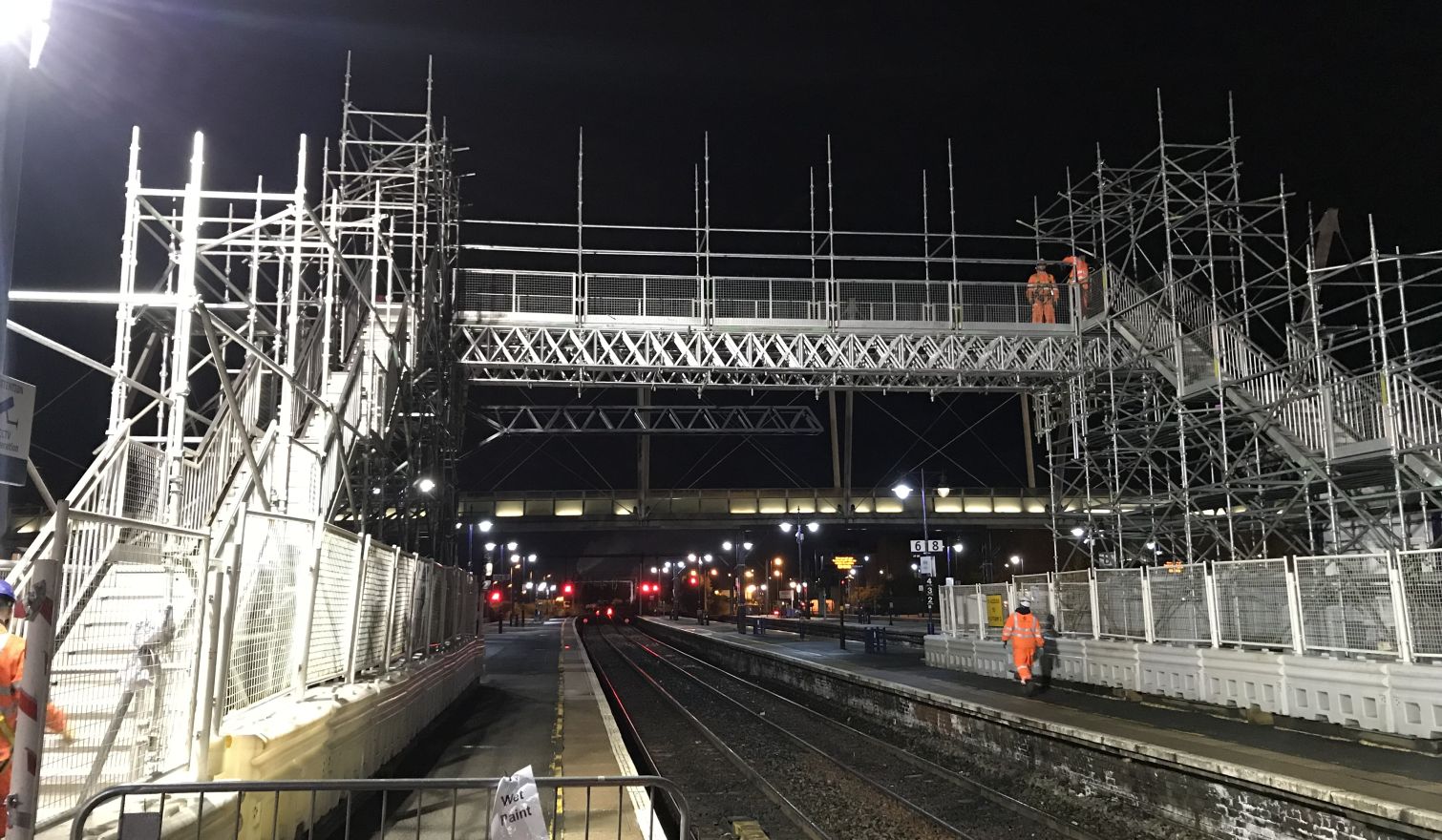 Stirling Train Station, Scotland - Various Scaffolds