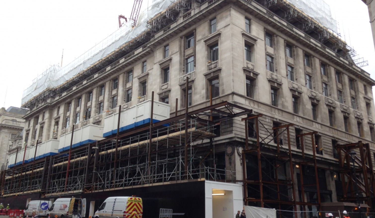 St James's Market - Various Scaffolds