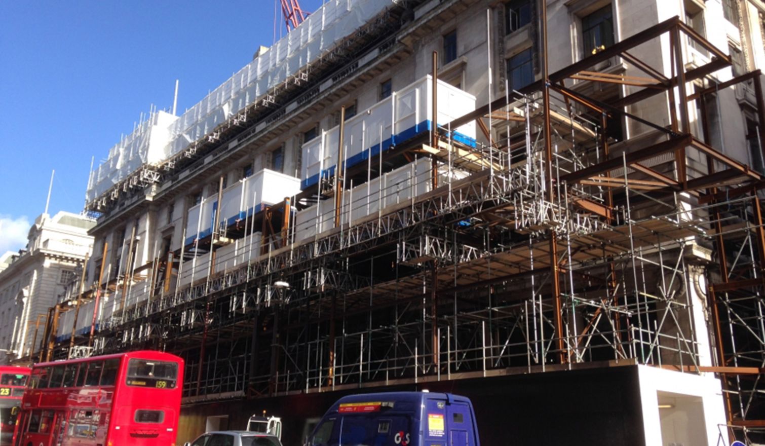 St James's Market - Various Scaffolds