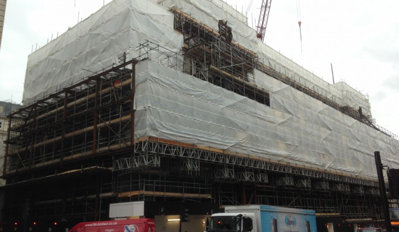 St James's Market - Various Scaffolds