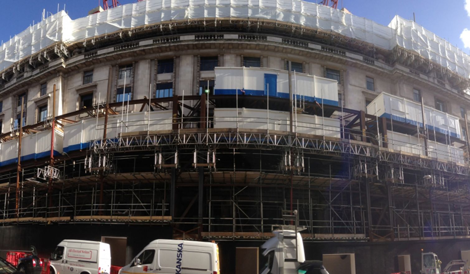 St James's Market - Various Scaffolds