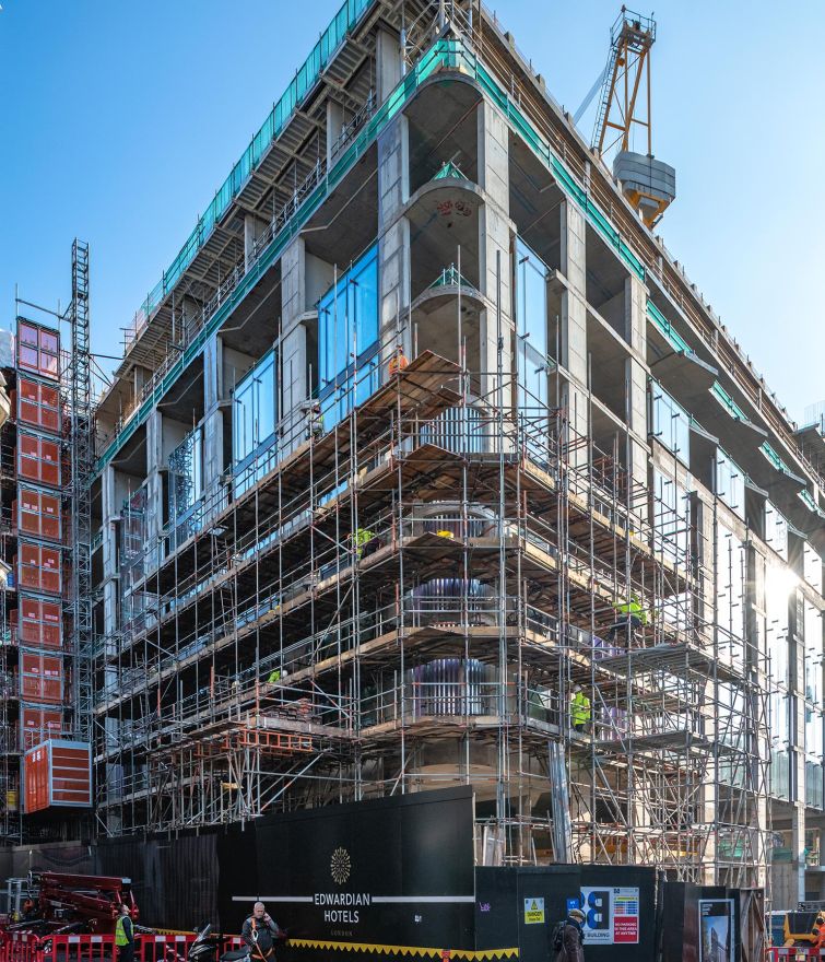 Edwardian Hotel, Leicester Square, London - Various Scaffolds