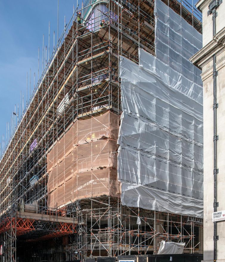 Edwardian Hotel, Leicester Square, London - Various Scaffolds
