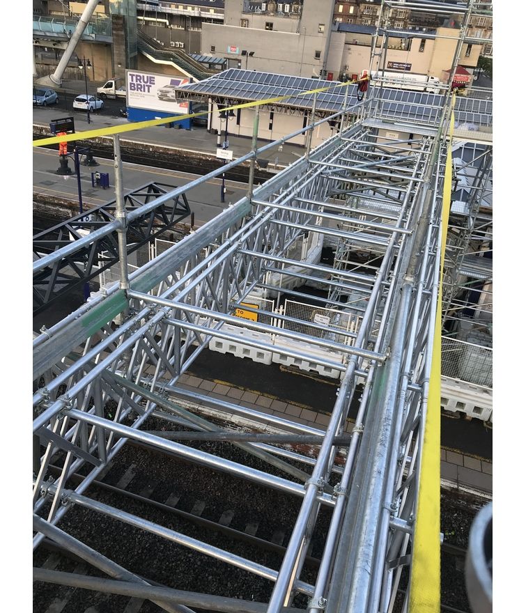 Stirling Train Station, Scotland - Various Scaffolds