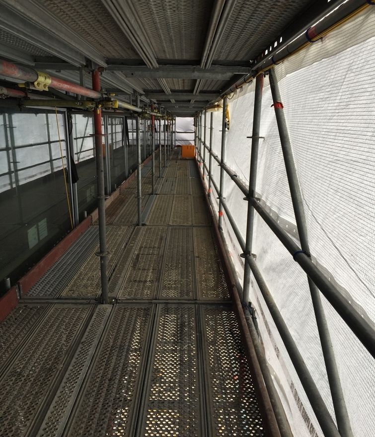 Tower Hill Station - Pavement and Cabin Support Gantries and Access Scaffold