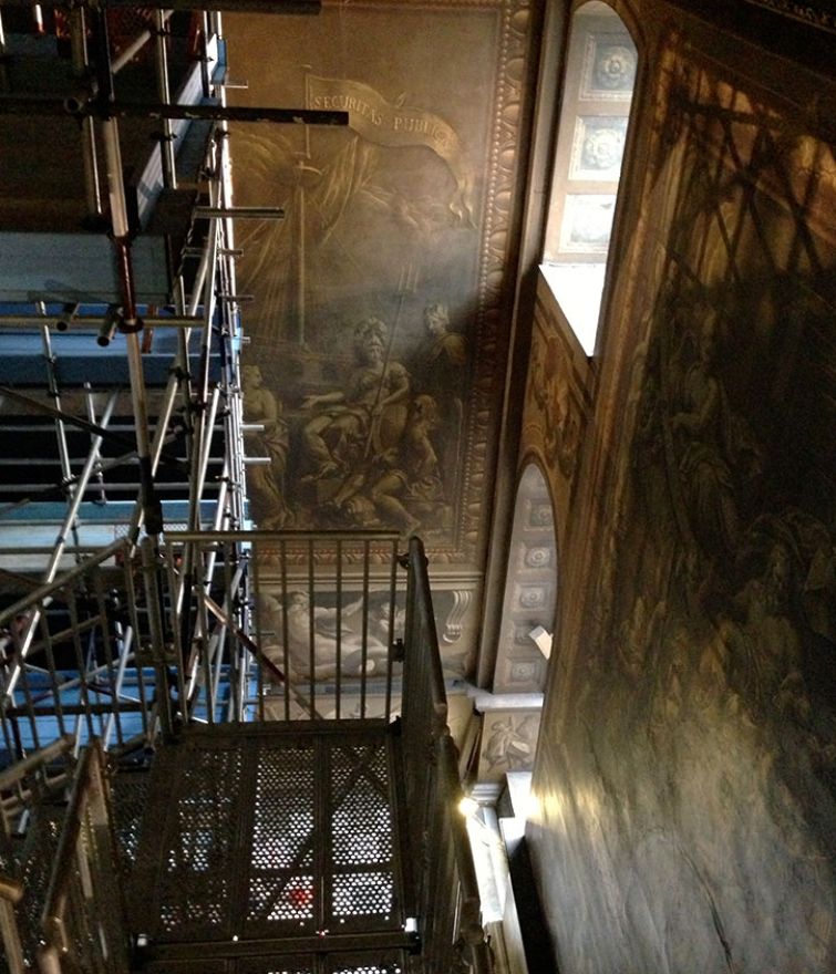 The Painted Hall - Access Scaffold, Mobile Bridged Scaffold & Public Viewing Gallery