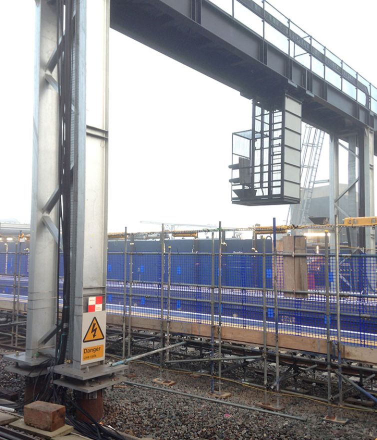 Reading Station - Temporary Platform 7