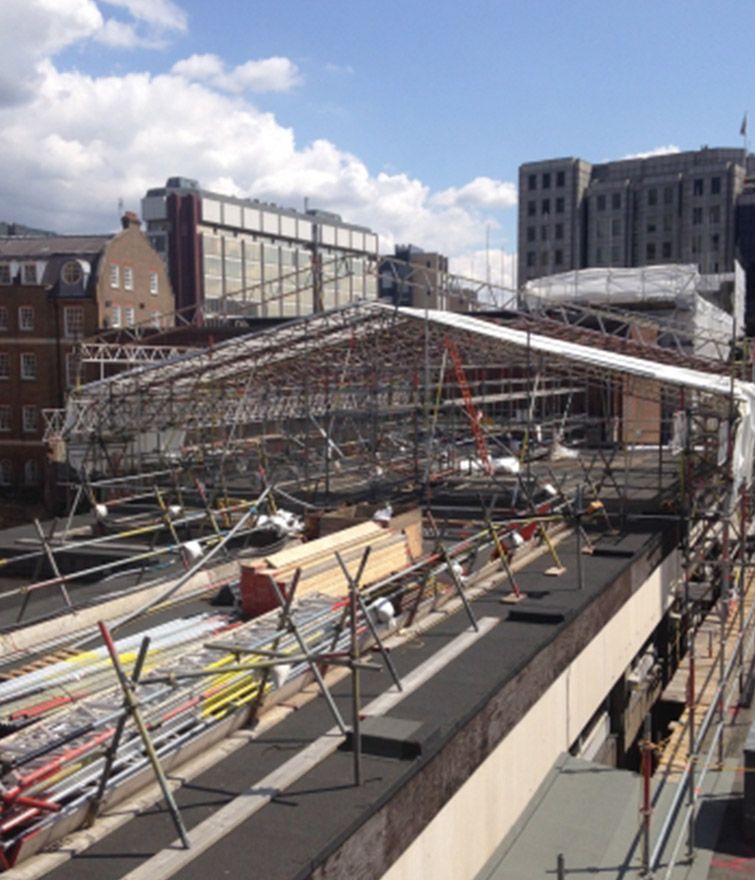 Tower Hill Station - Pavement and Cabin Support Gantries and Access Scaffold